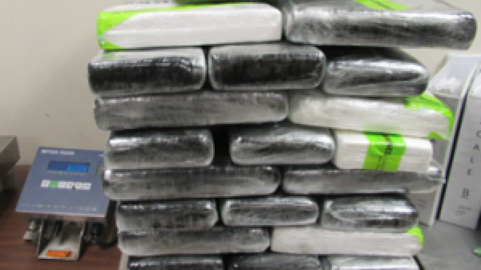 132 lbs cocaine Hidalgo (Courtesy/CBP) 132 lbs cocaine Hidalgo (Courtesy/CBP)
