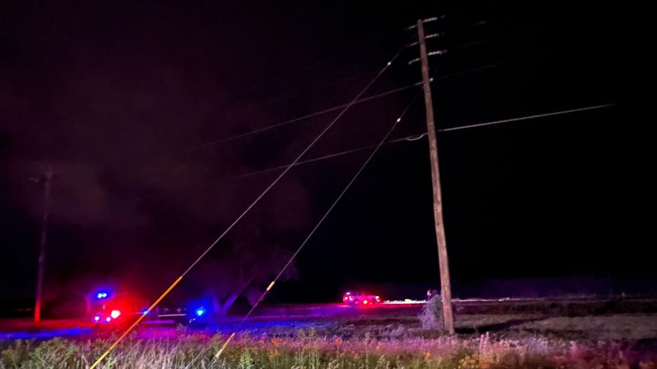 Downed Power Lines and Grass Fire Closes US 87 North of San Angelo Downed Power Lines and Grass Fire Closes US 87 North of San Angelo