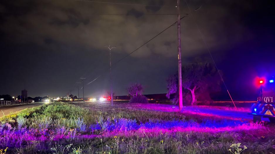 Downed Power Lines and Grass Fire Closes US 87 North of San Angelo Downed Power Lines and Grass Fire Closes US 87 North of San Angelo