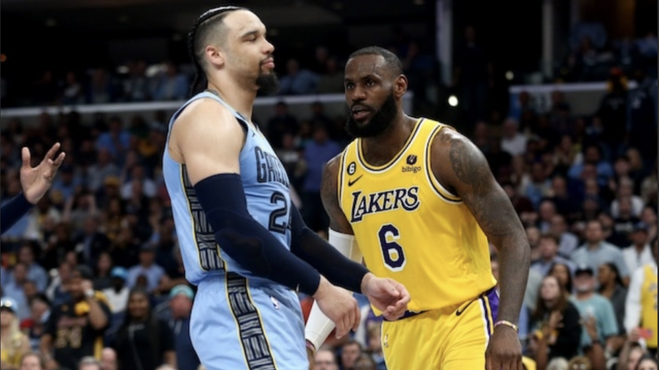 Dillon Brooks and Lebron James Dillon Brooks and Lebron James