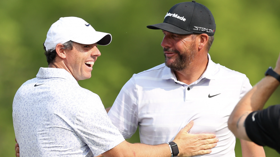 Rory McIlroy and Michael Block Rory McIlroy and Michael Block