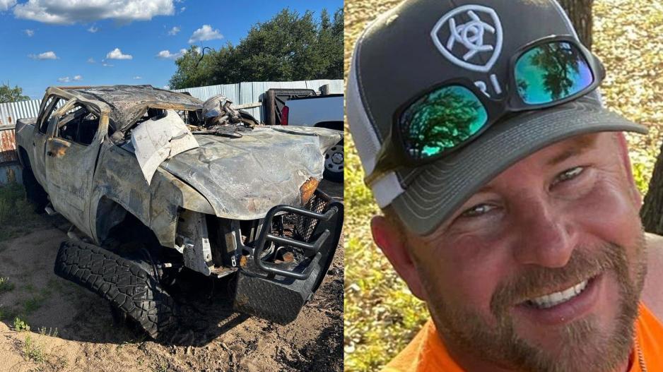 Ricky Teague, right, and his daughter Klee, were badly injured in a crash near Llano on May 16, 2023. Ricky Teague, right, and his daughter Klee, were badly injured in a crash near Llano on May 16, 2023.