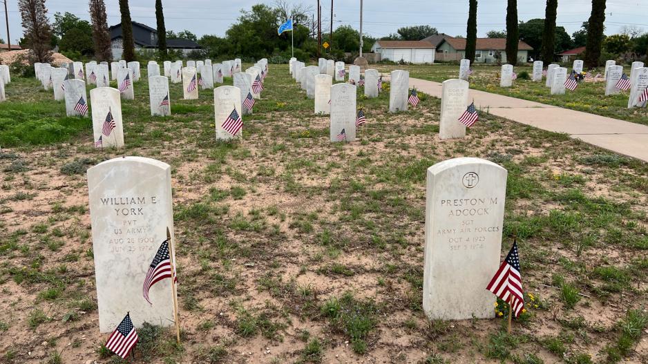 Veterans' graves at Belvedere Cemetery on Arden Road in San Angelo on May 27, 2023. Veterans' graves at Belvedere Cemetery on Arden Road in San Angelo on May 27, 2023.