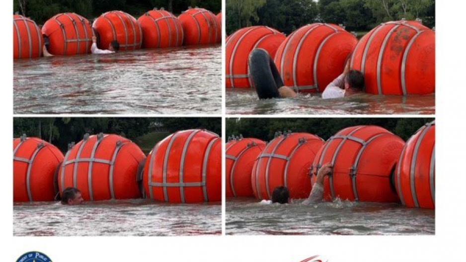 Border Buoy Test (Courtesy/DPS) Border Buoy Test (Courtesy/DPS)