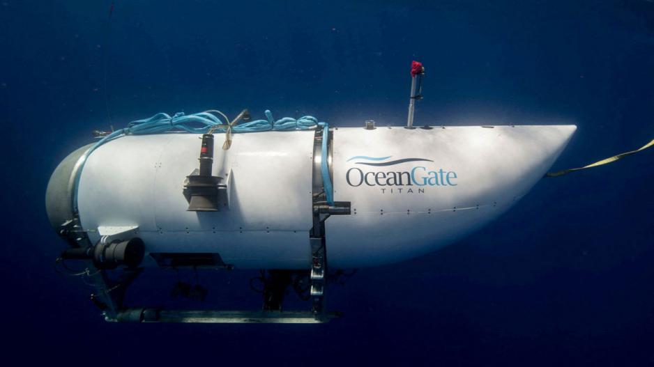 The OceanGate Titan sub as seen on its website on June 20, 2023 The OceanGate Titan sub as seen on its website on June 20, 2023