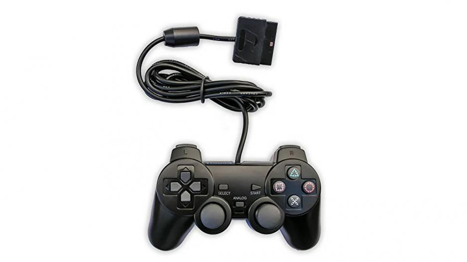 A PS2 Game Controller. The Titan submersible actually used a Logitech game controller off the secondary market. A PS2 Game Controller. The Titan submersible actually used a Logitech game controller off the secondary market.