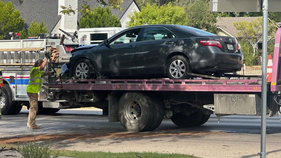 At around 5 p.m. Sunday, a driver of a Toyota Camry veered off the prepared surface on S. Abe St. and destroyed a power pole. At around 5 p.m. Sunday, a driver of a Toyota Camry veered off the prepared surface on S. Abe St. and destroyed a power pole.