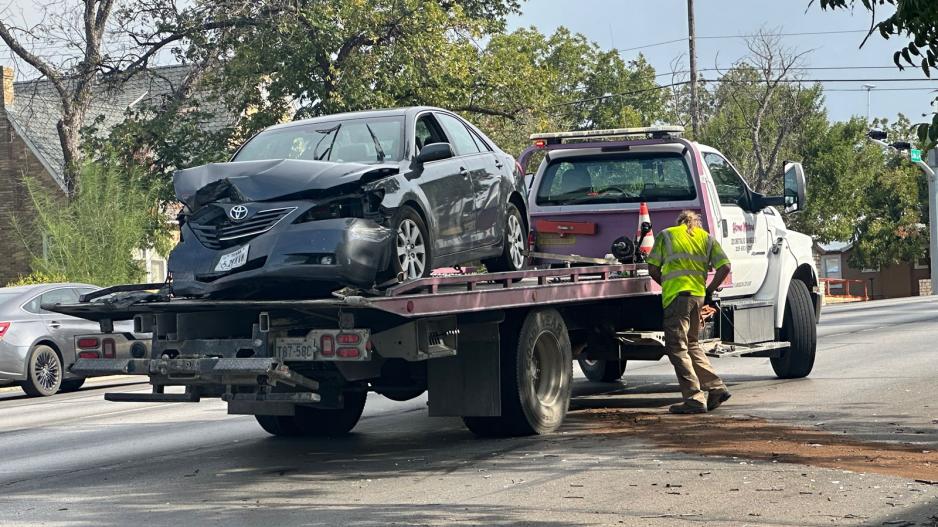 At around 5 p.m. Sunday, a driver of a Toyota Camry veered off the prepared surface on S. Abe St. and destroyed a power pole. At around 5 p.m. Sunday, a driver of a Toyota Camry veered off the prepared surface on S. Abe St. and destroyed a power pole.