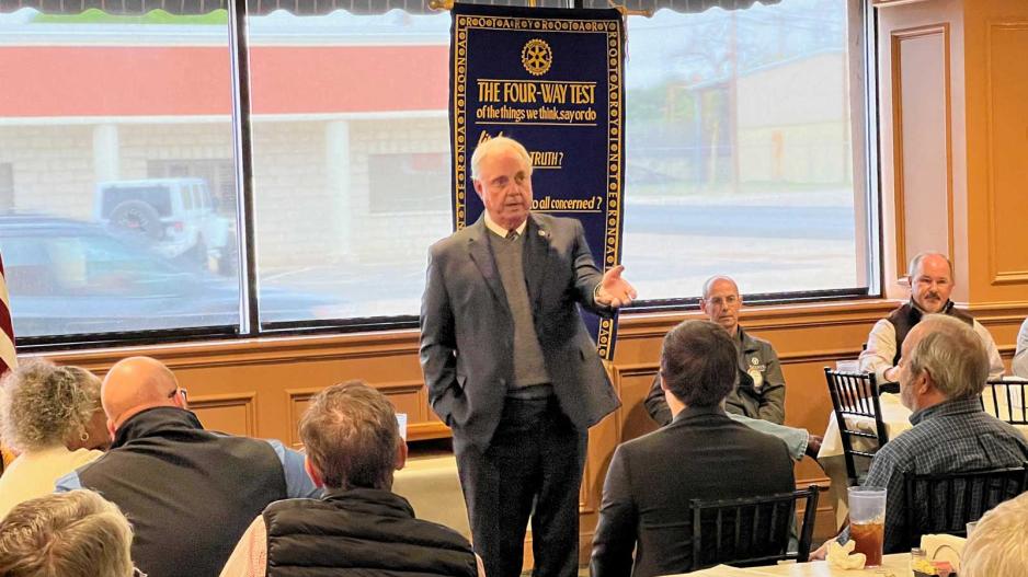 State Rep. Drew Darby spoke about the Paxton trial at the Nov. 10, 2023 meeting of the San Angelo Rotary Club. State Rep. Drew Darby spoke about the Paxton trial at the Nov. 10, 2023 meeting of the San Angelo Rotary Club.