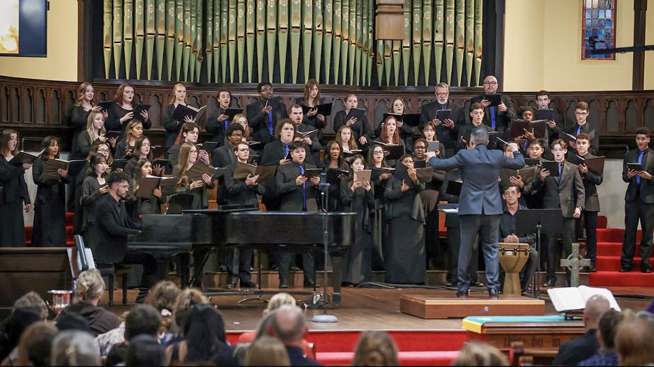 The Angelo State University Chorale and Director, Dr. Eric Posada The Angelo State University Chorale and Director, Dr. Eric Posada