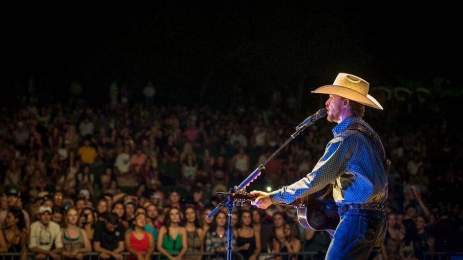 Cody Johnson performs at the River Stage in 2016 Cody Johnson performs at the River Stage in 2016