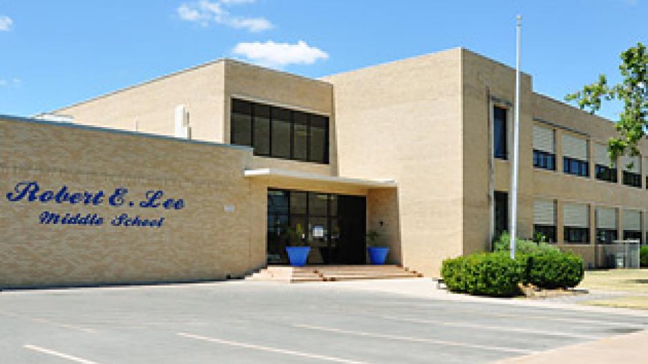 Lee Middle School in San Angelo, Texas. Lee Middle School in San Angelo, Texas