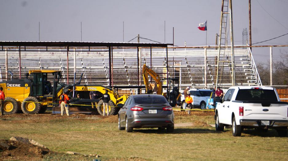 Sheriff Digs for a Body at the Former San Angelo Speedway
