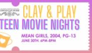 Concho Clay Studio Hosts Teen Movie Nights 