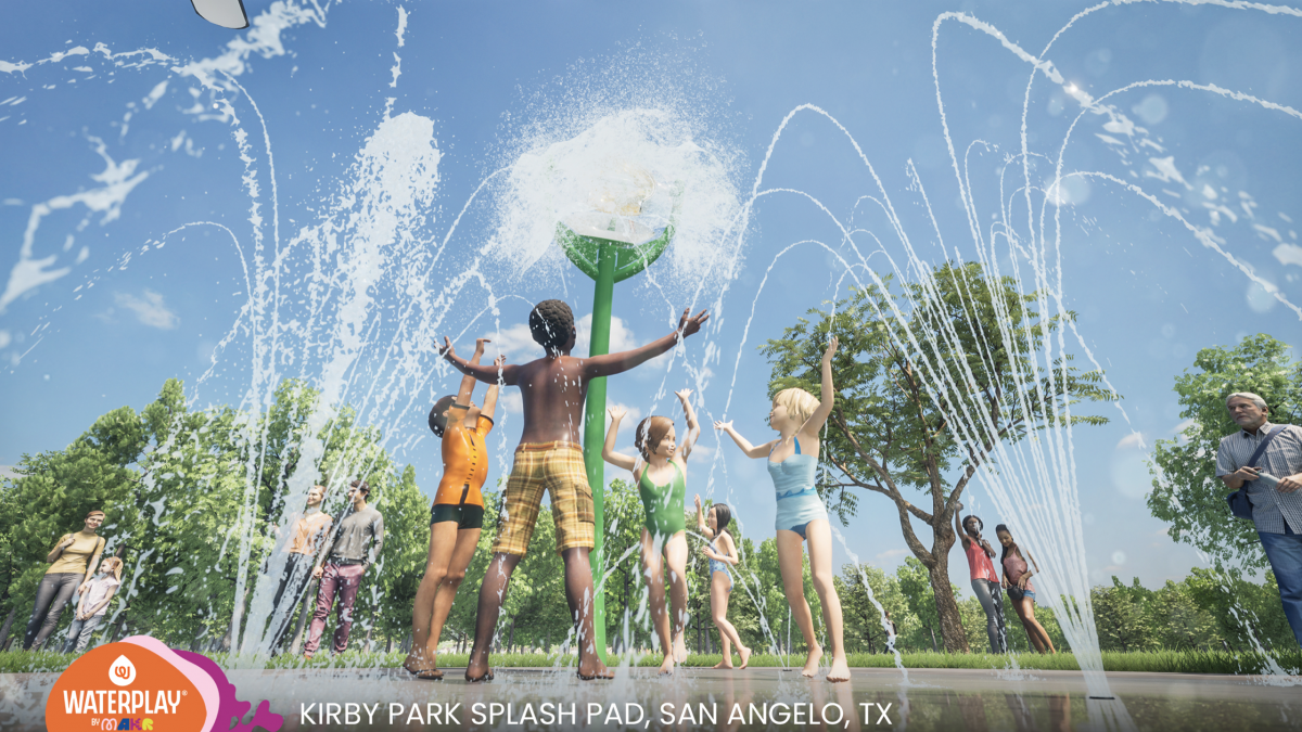 Splash Pad Rendering WATCH: Artists Rendering of San Angelo Splash Pad Concepts