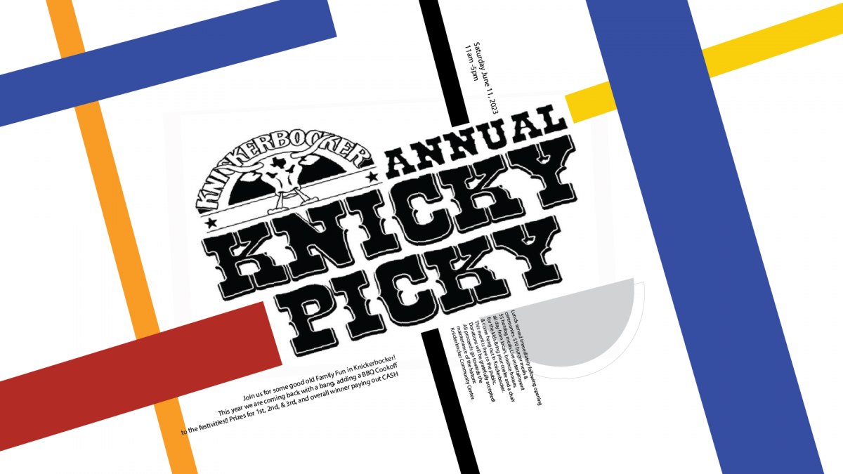 knicky Picky 2023 | San Angelo LIVE! - Vimarsana News