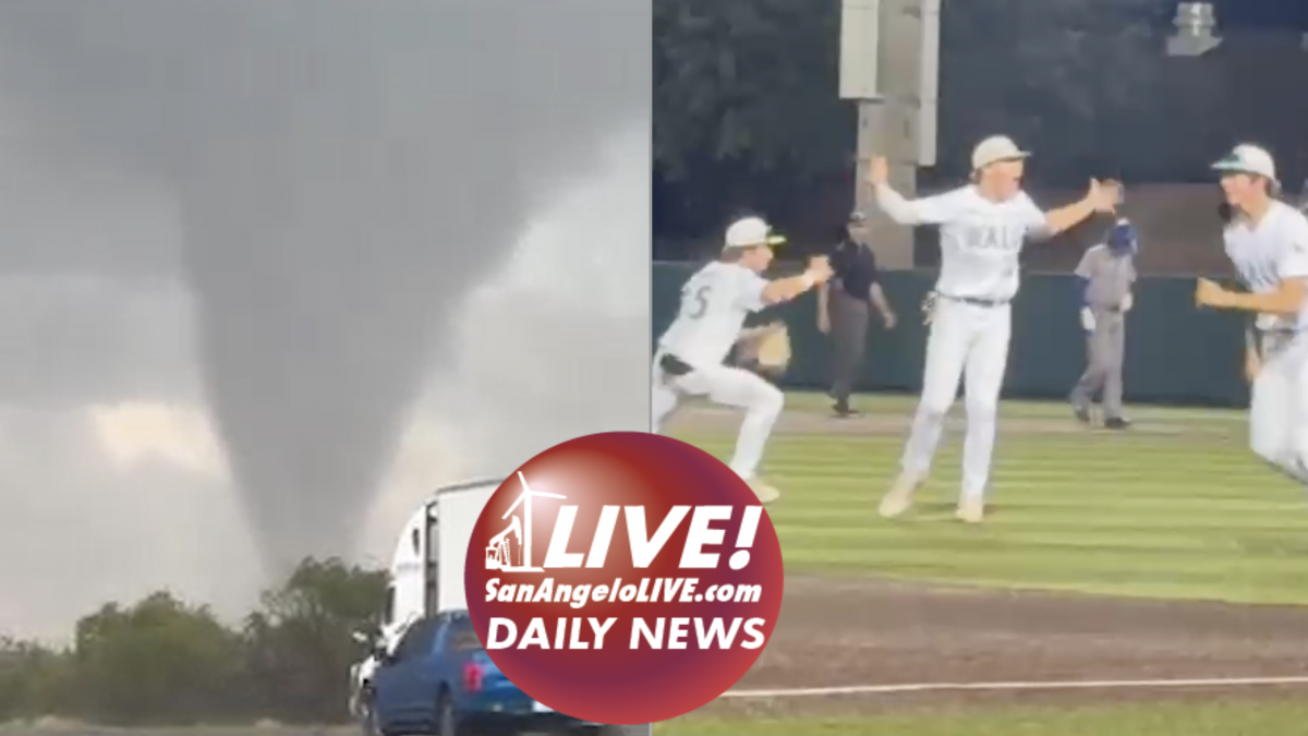 LIVE! Daily News Wall Hawks and Tornadoes Sweeping Through West Texas