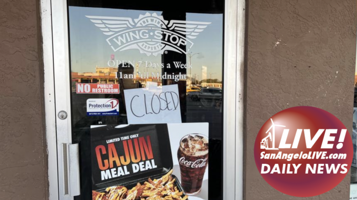 LIVE! Daily News West Texas Wingstop Empire Comes To San Angelo!