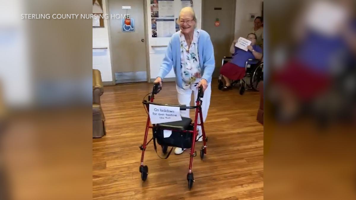 WATCH Sterling County Nursing Home Makes The Best of the Coronavirus