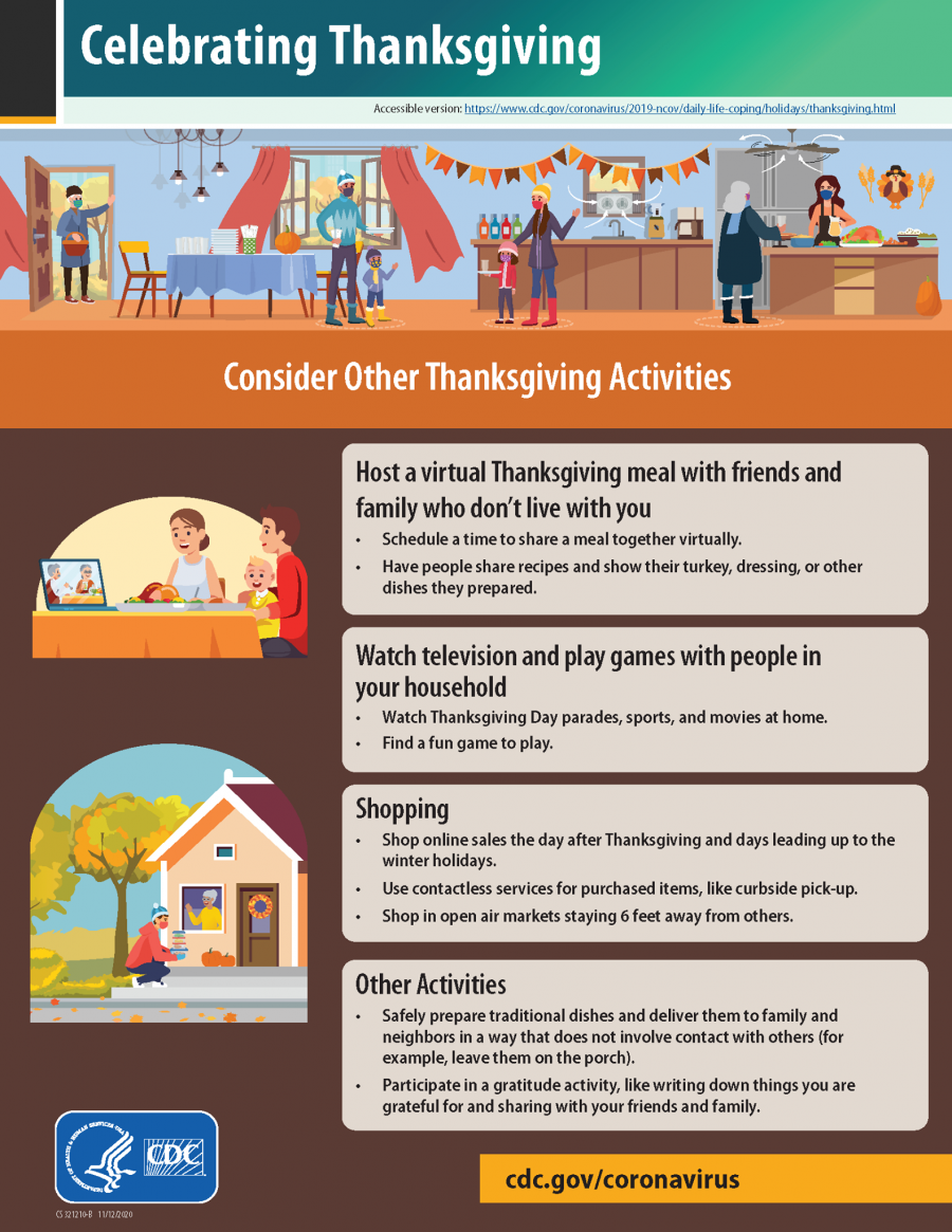 COSA: Follow The CDC Guidelines During Thanksgiving