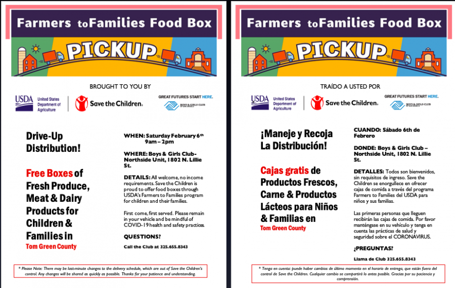 Farmers to Families X Boys & Girls Club Farmers to Families X Boys & Girls Club