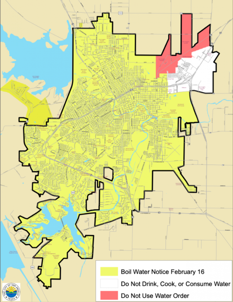 Boil Notice Map | 2/16/2021 Boil Notice Map | 2/16/2021