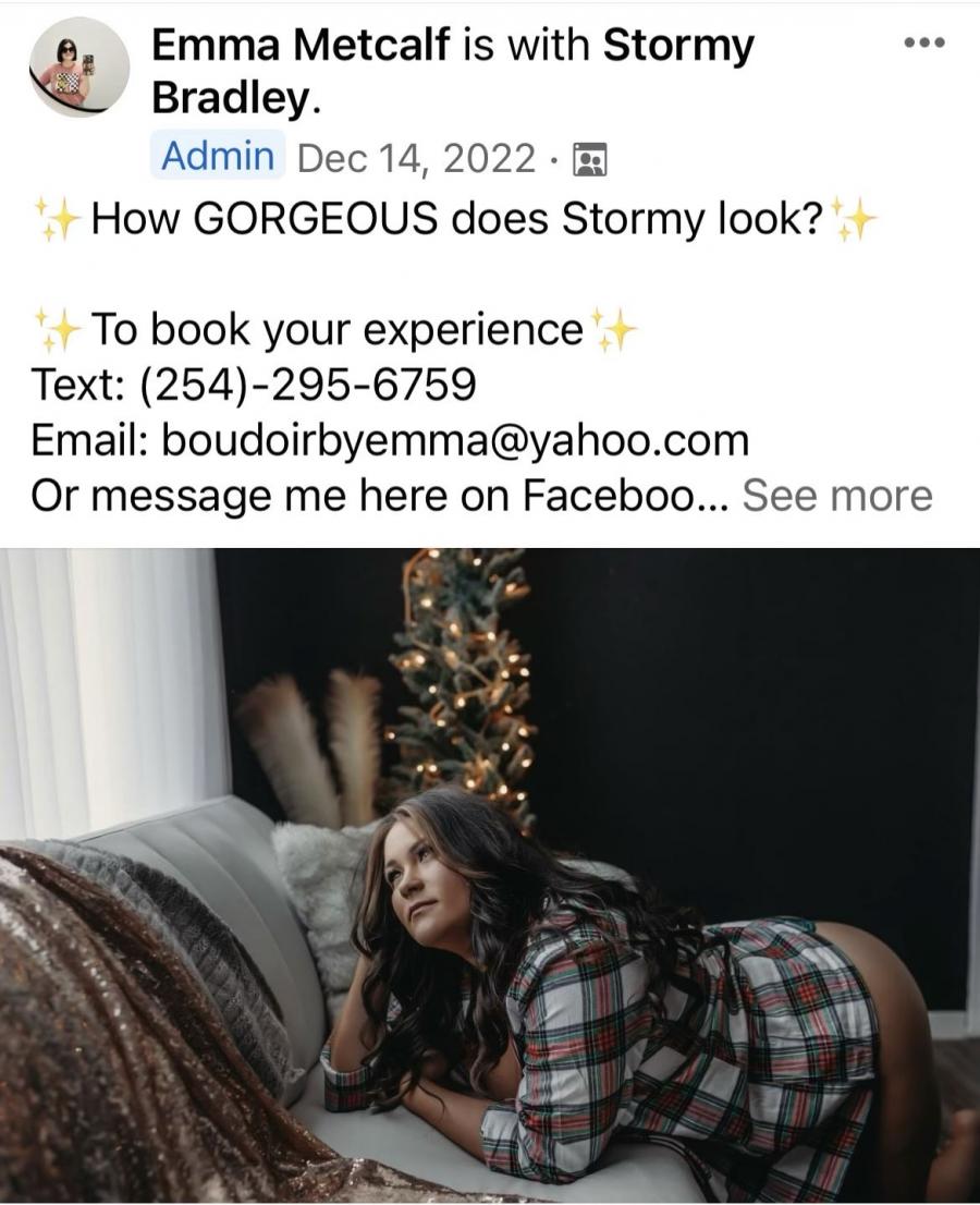 Emma Metcalf's lingerie photoshoot of Stormy Bradley, candidate for the Texas House endorsed by Donald Trump Emma Metcalf's lingerie photoshoot of Stormy Bradley, candidate for the Texas House endorsed by Donald Trump