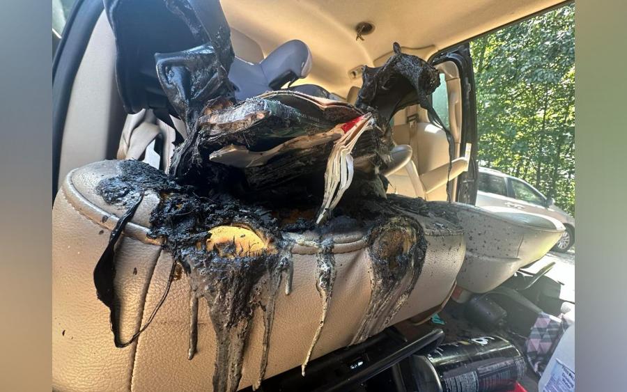 Children’s Book Battery Ignites Car Seat Children’s Book Battery Ignites Car Seat