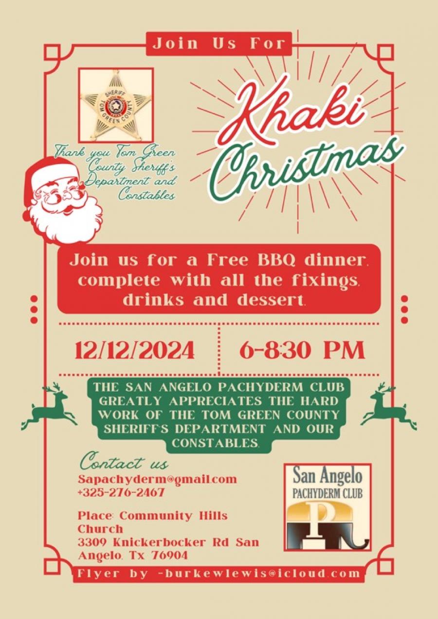 San Angelo Pachyderm Club's Khaki Christmas San Angelo Pachyderm Club's Khaki Christmas