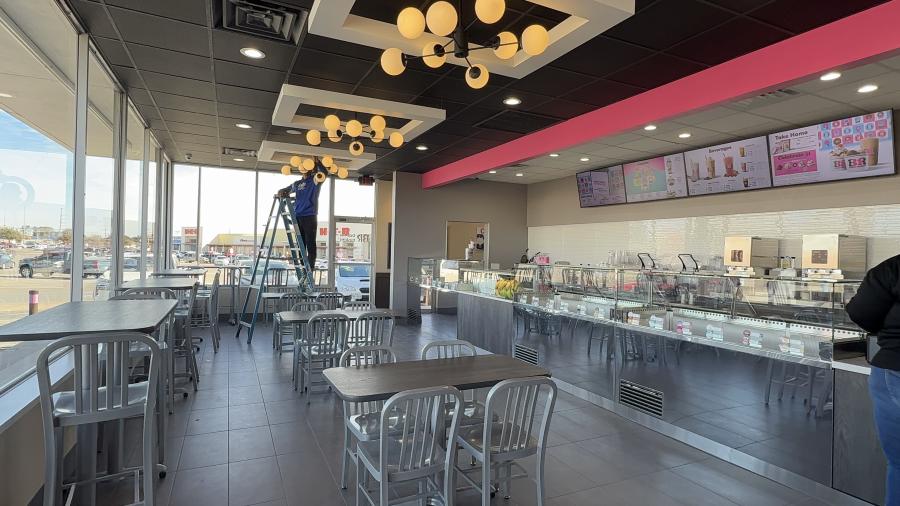 Baskin Robbins in San Angelo has reopened its doors after undergoing an extensive renovation that completely revamped the interior and modernized the store. Baskin Robbins in San Angelo has reopened its doors after undergoing an extensive renovation that completely revamped the interior and modernized the store.
