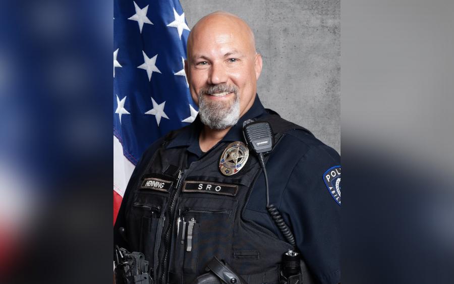 Officer Daniel Henning, a veteran of the Abilene Police Department and beloved community figure, passed away Wednesday from ocular melanoma Officer Daniel Henning, a veteran of the Abilene Police Department and beloved community figure, passed away Wednesday from ocular melanoma