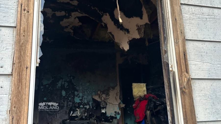 Fire Displaces Three Residents in Midland