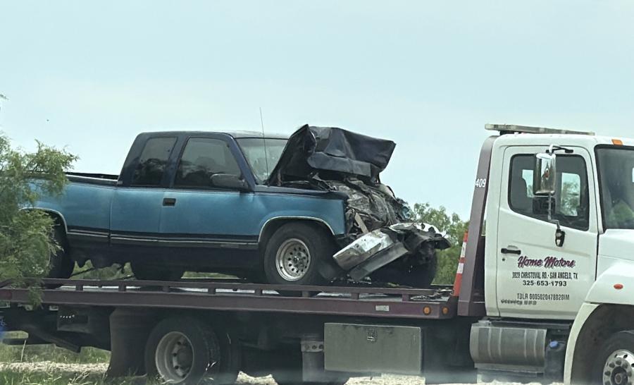 Crash Walling Pecan Rd Crash Walling Pecan Rd