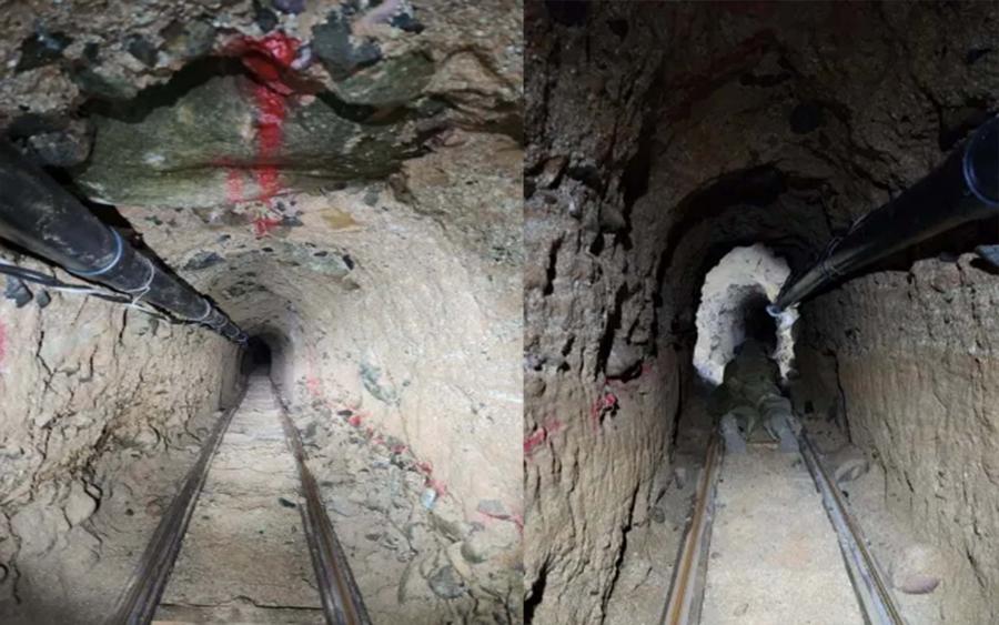 Border Patrol agents discovered a nearly mile-long tunnel stretching from San Diego to Tijuana. Border Patrol agents discovered a nearly mile-long tunnel stretching from San Diego to Tijuana.