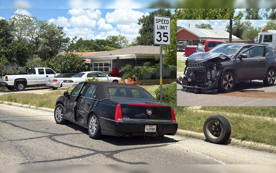 At Least 2 Hospitalized After Sunday Crash in San Angelo on June 29, 2025.
