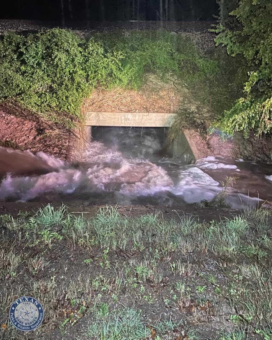 Two Rescued After Car Swept Nearly Mile by Floodwaters in Lampasas County