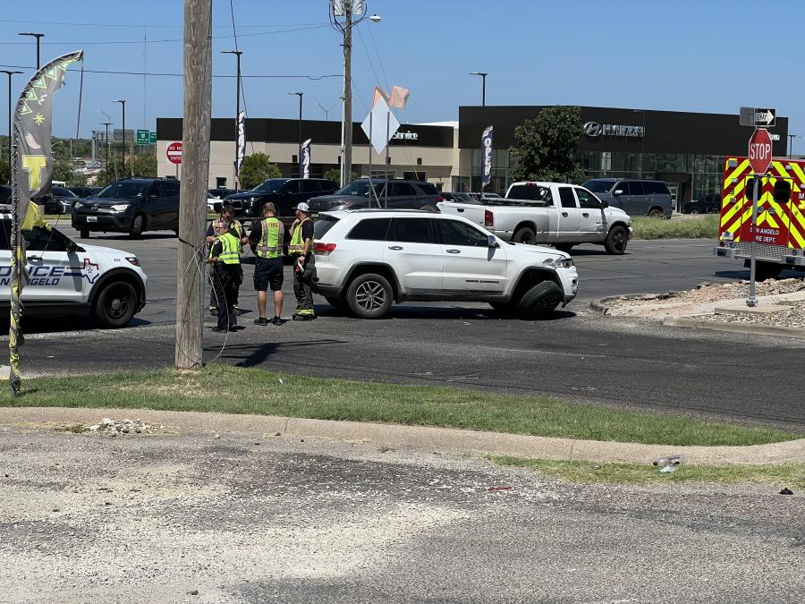 Crash at N. Bryant on July 28, 2025.