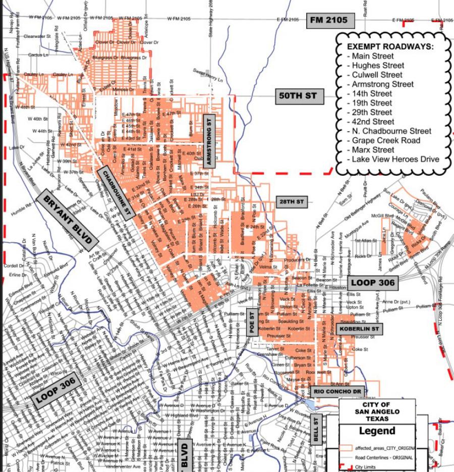 A map of the restricted areas (in orange) A map of the restricted areas (in orange)