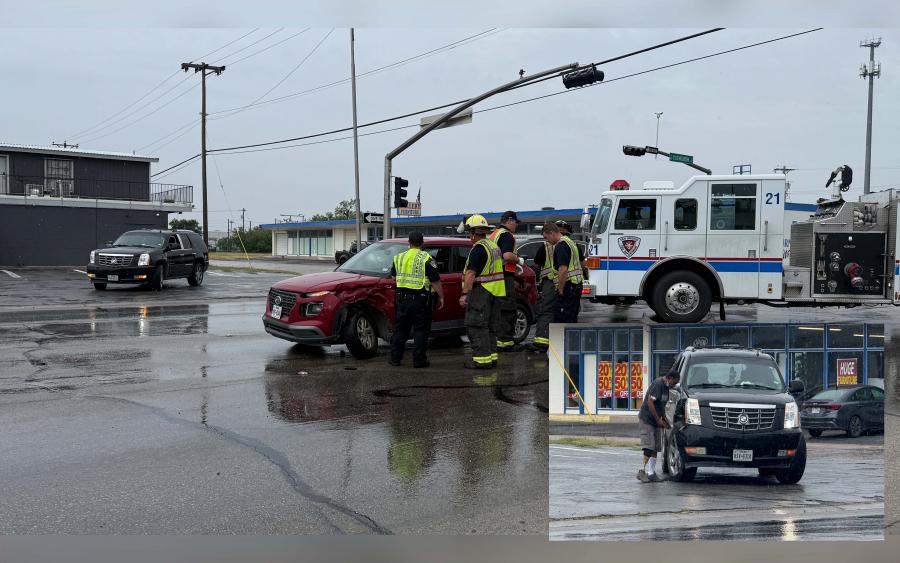 Crash on South Koenigheim Street on July 2, 2025.
