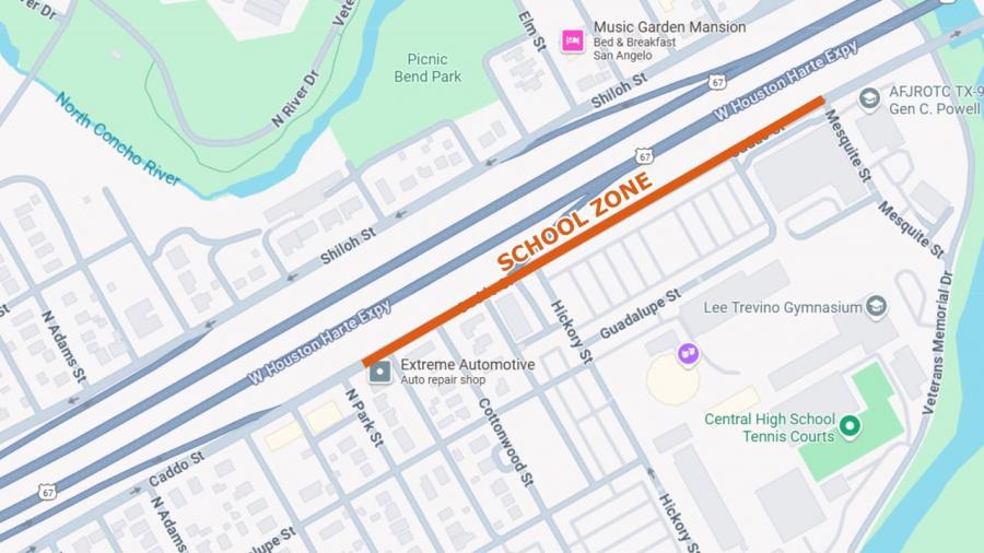 New School Zone Near Central High School to Begin Aug. 18