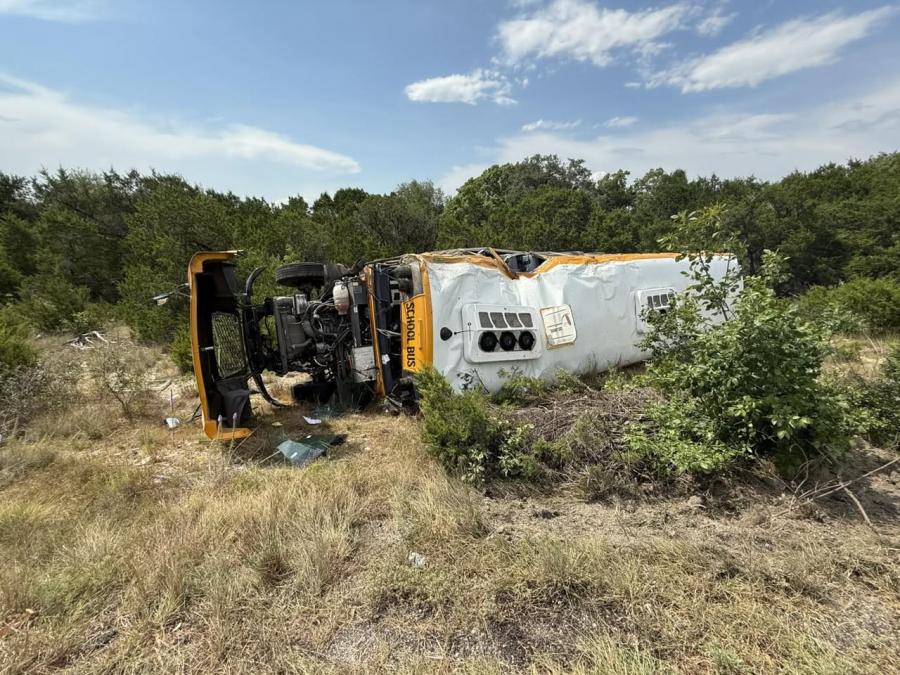 Leander ISD School Bus Rolls Over, Nine Taken to Hospital Leander ISD School Bus Rolls Over, Nine Taken to Hospital