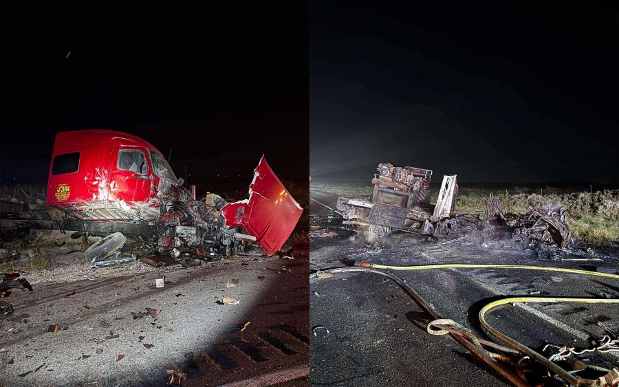 Highway Reopens After Fiery Crash East of Kermit