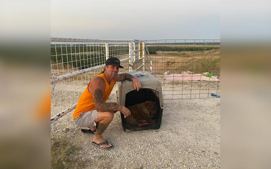 ‘I Wasn’t Leaving Until I Got That Dog’: San Angelo Man Camps Nearly a Week to Save Stray