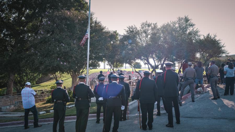 San Angelo Honors 9/11 Victims, First Responders with Riverfront Memorial Ceremony