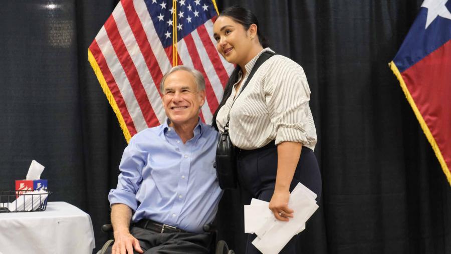 Abbott Delivers George Strait Benefit Checks to San Angelo Flood Survivors