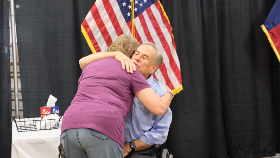 Abbott Delivers George Strait Benefit Checks to San Angelo Flood Survivors