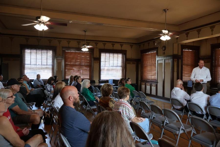 Pfluger Hosts Town Hall in Brownwood, Recognizes New Police Chief