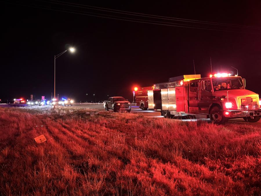 Fatal crash in Wall on Dec. 10, 2025.