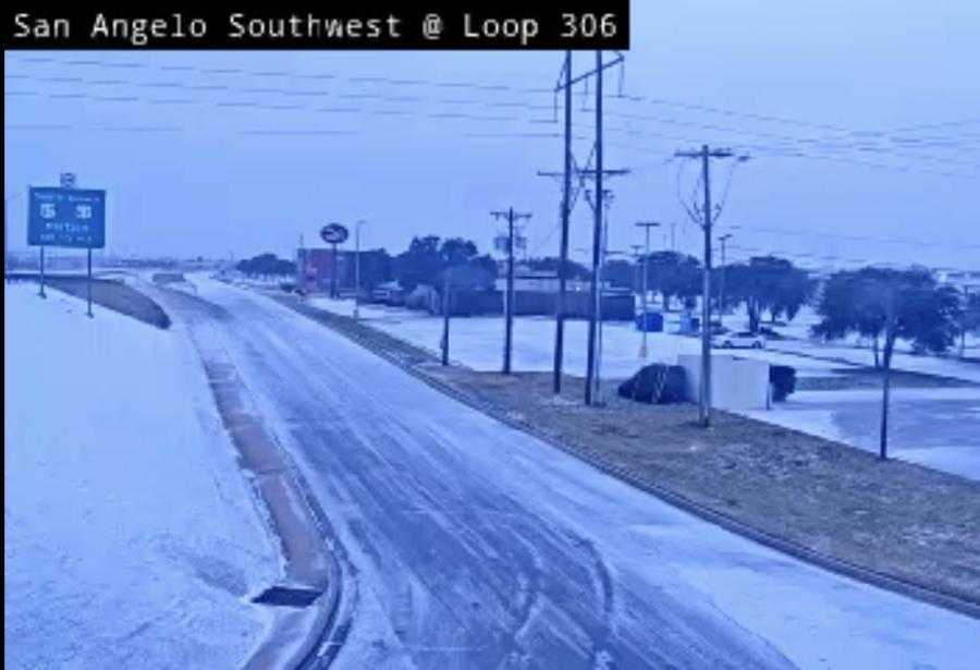 San Angelo Snow Pic