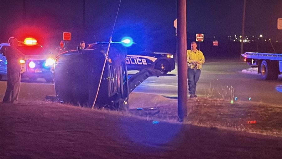 SAN ANGELO, TX — Loop 306 at Ben Ficklin Road became the scene of the second rollover crash in San Angelo on Sunday, January 18, 2026.  According to San Angelo police, the incident involved a sole occupant driving a Ford Taurus who managed to roll over his vehicle. Remarkably, the driver was not injured in the crash.  After police finished interviewing the driver about what happened, they arranged for a cab to take him from the scene. No other vehicles were involved in the rollover.  Conditions at the time